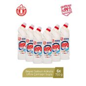 Hyper Hypo 6x750 ml Beyaz Sabun Ultra Çamaşır Suyu