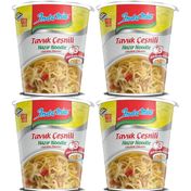 Indomie 60 gr x 4 Paket Tavuk Çeşnili Hazır Noodle