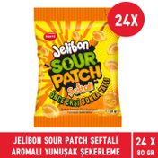 Jelibon 80 gr Sour Patch Şeftali Aromalı Yumuşak Şekerleme