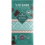 Jovia 40 gr Premium Quality Organik %70 Bitter Çikolata