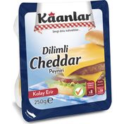 Kaanlar 250 gr Dilimli Cheddar Peynir