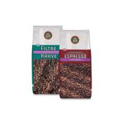 Kahve Dünyası 1 kg Çekirdek Filtre Kahve + 1 kg Espresso