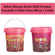 Kahve Dünyası 400 gr Sütlü Bonte Portakal Parçacık ve Bitter Kova Çikolata