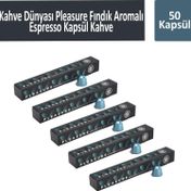 Kahve Dünyası 50 Kapsül Pleasure Fındık Aromalı Espresso Kapsül Kahve