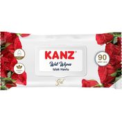 Kanz Gül Kokulu 90 Yaprak Islak Mendil