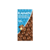Karmen 100 gr Bütün Fındıklı Sütlü Çikolata