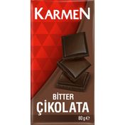 Karmen 80 gr Fındıklı Tablet Çikolata