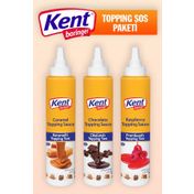 Kent Boringer 3x750 gr Karamel, Frambuaz, Cikolata Topping Sos