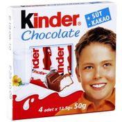 Kinder Chocolate T4 50 gr Çikolata