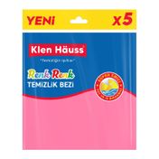 Klen Hauss 5'li Renk Renk Temizlik Bezi