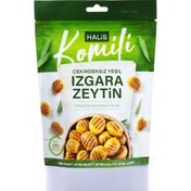 Komili Çekirdeksiz Izgara 170 gr Yeşil Sele Zeytin