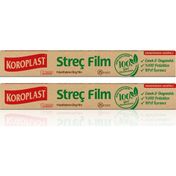 Koroplast 2x25 m Doğal Streç Film