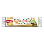 Koroplast 3x15 Adet Büzgülü Yasemin Kokulu Büyük Boy Çöp Torbası