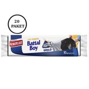 Koroplast Battal Boy 72x95 cm 20 Rulo 10 Adet Ekstra Güçlü Çöp Torbası