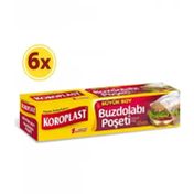 Koroplast Büyük Boy 20'li 30x45 cm x 6 Adet Buzdolabı Poşeti