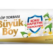Koroplast Büyük Boy Yasemin Kokulu Büzgülü 10'lu Çöp Torbası