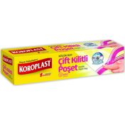 Koroplast Çift Kilitli Poşet Küçük Boy 20X25 cm 12 Adet