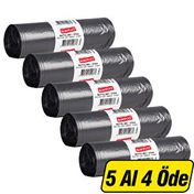 Koroplast Eko Endüstriyel Battal Boy 72x95 cm Siyah 10'lu Paket Çöp Torbası
