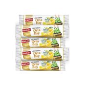 Koroplast Ekstra Güçlü Limon Büzgülü Orta Boy 15li Çöp Torbası X 5 Paket 55 x 60 cm