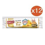 Koroplast Vanilya Büzgülü Orta 15'li x 12 Paket Çöp Torbası
