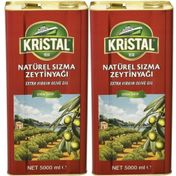 Kristal 2x5 lt Soğuk Sıkım Natürel Sızma Zeytinyağı