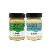 Laçoko 320 gr Çikolatalı Fıstık Az Kavrulmuş Parçacıklı Fıstık ve Sade Fındık Ezmesi