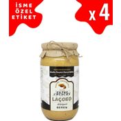 Laçoko 4 kg İsme Özel Şekersiz,Glutensiz,Doğal Çifte Kavrulmuş Parçacıklı Extra Crunchy Fıstık Ezmesi