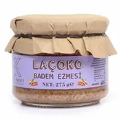 Laçoko Şekersiz Katkısız Glutensiz Vegan 275 gr Doğal Badem Ezmesi