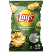 Lays 104 gr Yoğurt Mevsim Yeşillikleri Süper Cips