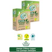 Life By Fakir 2x1.5 kg %100 Bitkisel Bazlı Doğal Toz Çamaşır Deterjanı