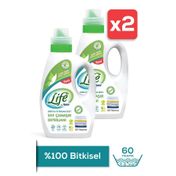 Life By Fakir Bitkisel Baz Vegan 2x1500 ml Sıvı Bebek Çamaşır Deterjanı