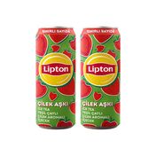 Lipton Yeşil Çay Çilek 330 ml Buzlu Çay