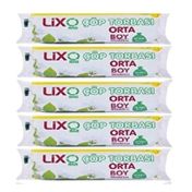 Lixo 5x20'li 55x60 cm Orta Boy Çöp Torbası