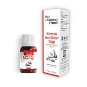 Lokman Efendi 20 ml Kırmızı Acı Biber Yağı