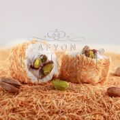 Lokum Atölyesi 500 gr Sultan Kadayıflı Manda Kaymaklı Antep Fıstıklı Lokum