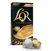 L'or 10'lu Vanilya Aromalı Nespresso Uyumlu Alüminyum Kapsül Kahve