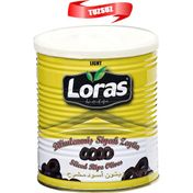 Loras 350 gr Dilimli Siyah Zeytin Teneke