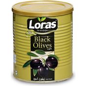 Loras 400 gr Altın Sarısı Siyah Zeytin Teneke
