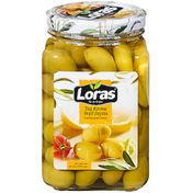 Loras 70-90 Kalibre Cam 900 gr Kırma Kalamata Yeşil Zeytin