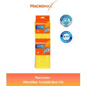 Macromax 4'lü Mikrofiber Açık Temizlik Bezi