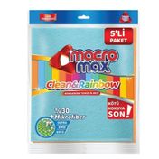 Macromax 5'li Rengarenk Temizlik Bezi