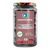 Marmarabirlik 500 gr Cam Salamura Siyah Zeytin