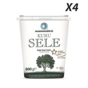MarmaraBirlik Kuru Sele Zeytin 800 gr (321-350) Xs 4 Adet ST00328