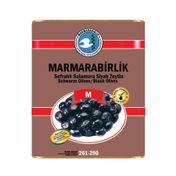 Marmarabirlik M Süper Yağlı Sele Siyah Zeytin 261-290 10 Kg Teneke
