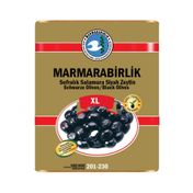 MarmaraBirlik Mega 201-230 Kb Xl Doğal Siyah Zeytin 10 Kğ Z101