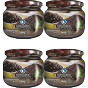 Marmarabirlik Siyah Sade Ezme Zeytin 340 gr Cam 4'lü