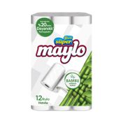 Maylo 12'li Süper 3 Katlı Bambu Kağıt Havlu