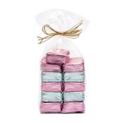 Melodi Pembe - Mavi Yaldızlı Fındık Üzüm 500 gr Sütlü Çikolata