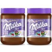 Milka 2x350 gr Spread Hazelnut Sürülebilir Çikolata Kakaolu Fındık Ezmesi