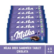 Milka Oreolu Sandwich 92 gr Kakaolu Bisküvili Çikolata